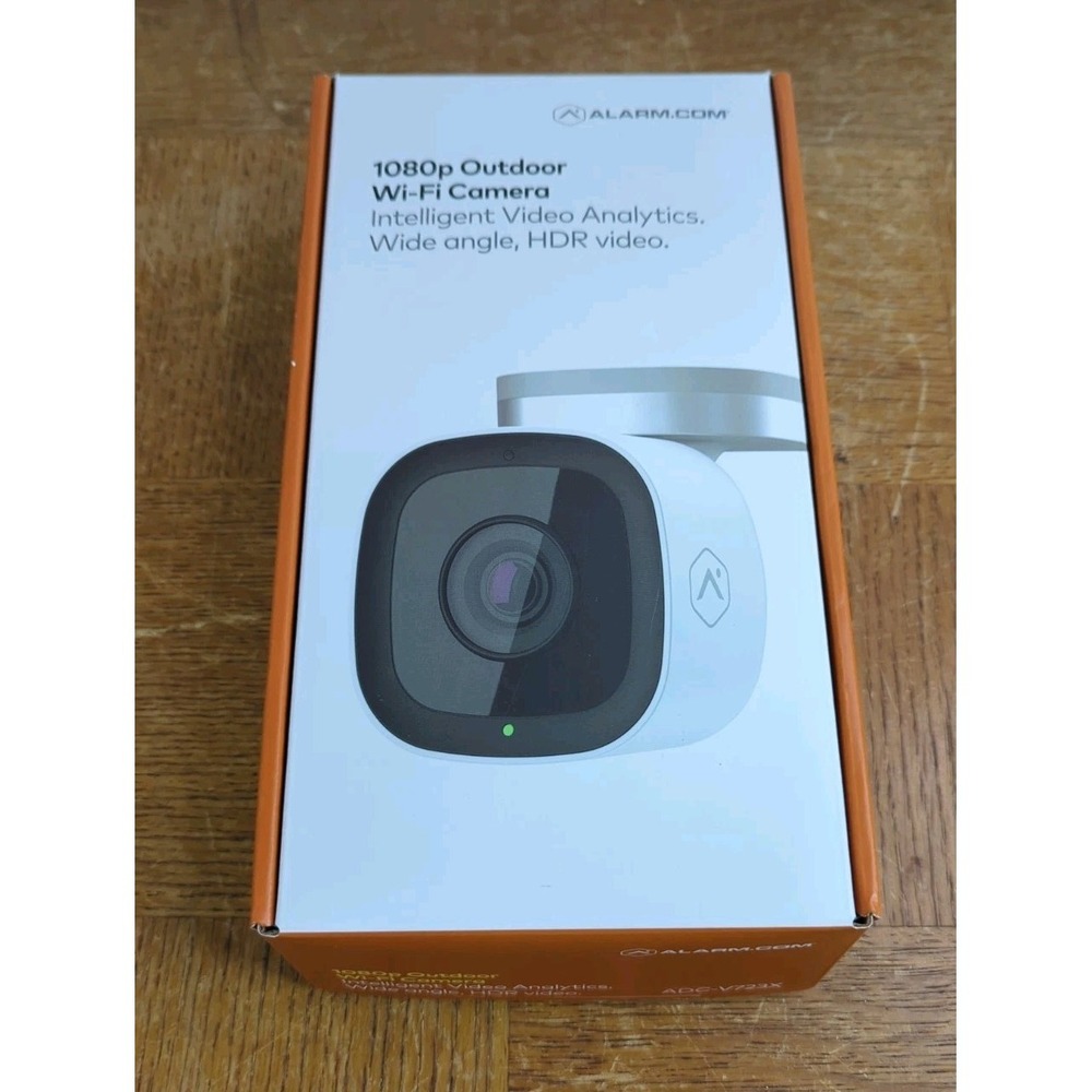 Alarm.com ADC-V723X Outdoor Security Camera HDR 1080P Wi-Fi Open Box -NEVER USED